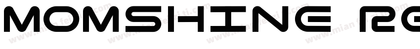 Momshine Regular字体转换